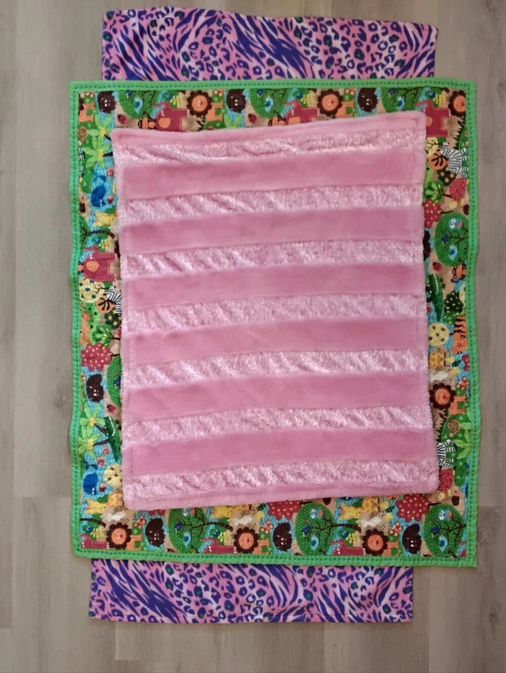 Set Of 3 Handmade Dog Blankets For A Small Dog